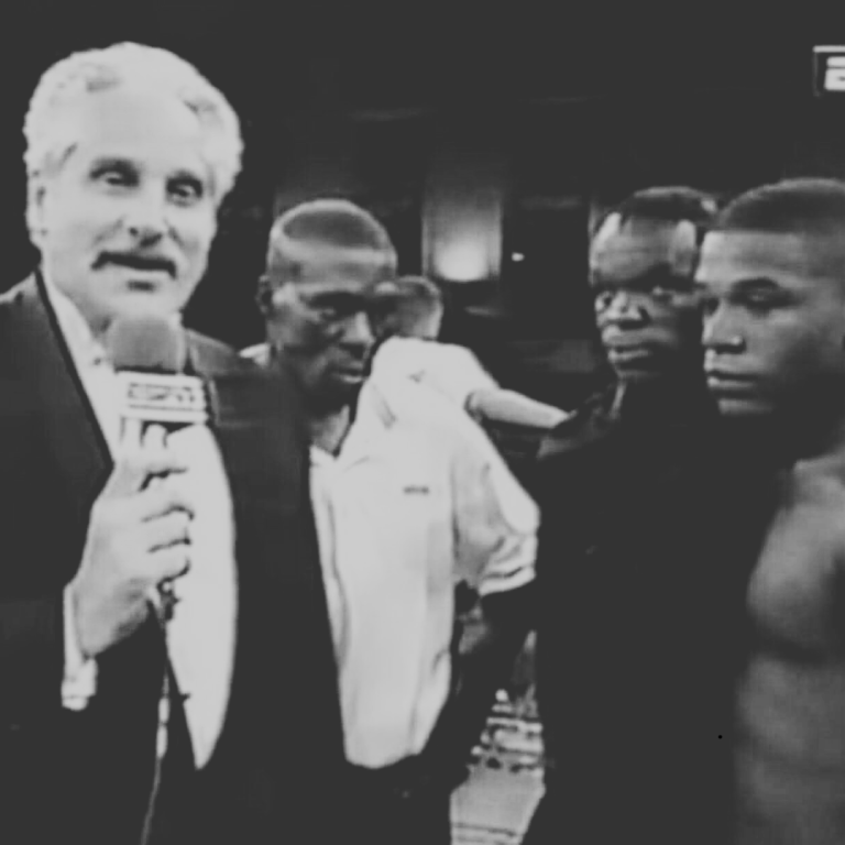 An archival Mayweather family photograph from the site’s collection
