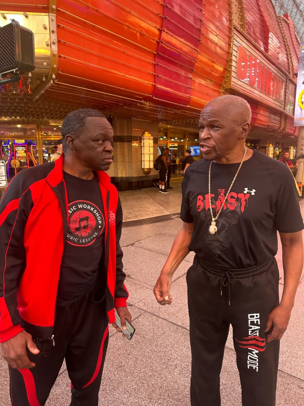 Jeff and Floyd Mayweather Sr. together in Las Vegas, part of the Mayweather family archive